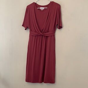 Soma honey rose tie waist short sleeve dress Size S NWT